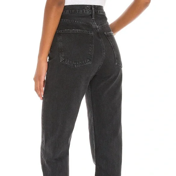 AGOLDE 90's Pinch Waist in Black Tea - Picture 2 of 8